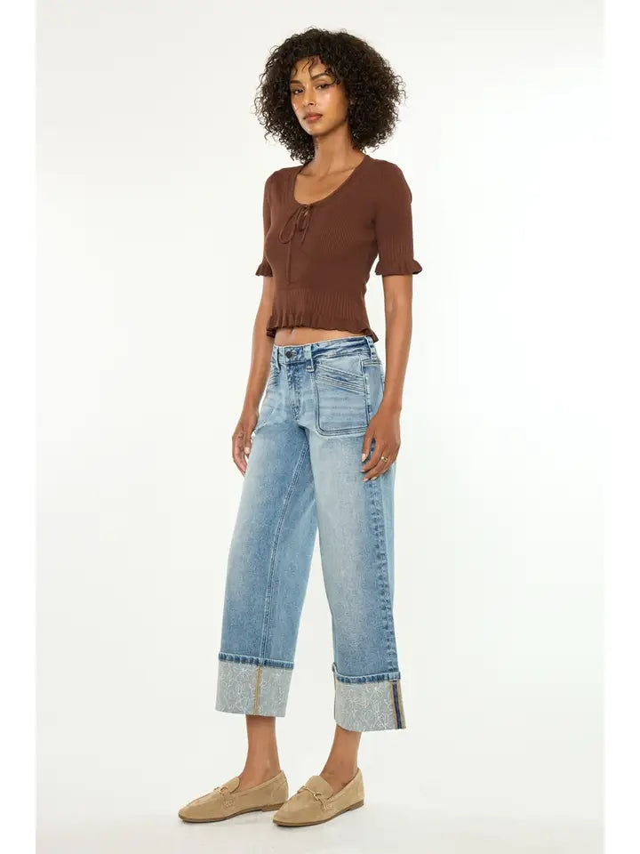 Kan Can USA Mid Rise Crop WIDE-KC2223M