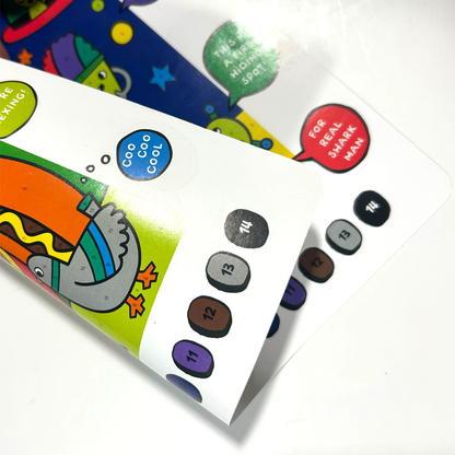 Colortopia Color by Number Paint Marker Kit - Epic Adventure