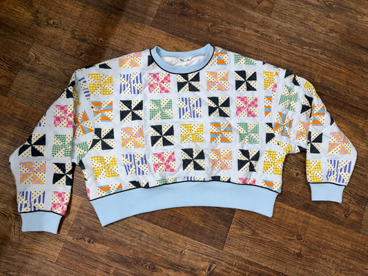Poppy & Pine Quilted Kaleidoscope Sweatshirt
