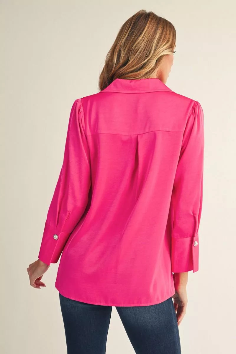 Hot Pink Blouse