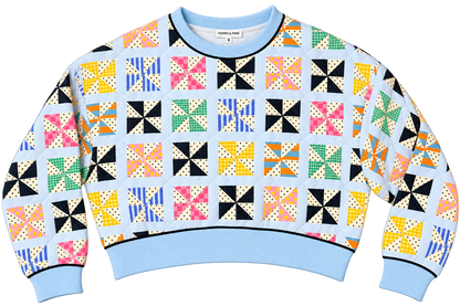 Poppy & Pine Quilted Kaleidoscope Sweatshirt