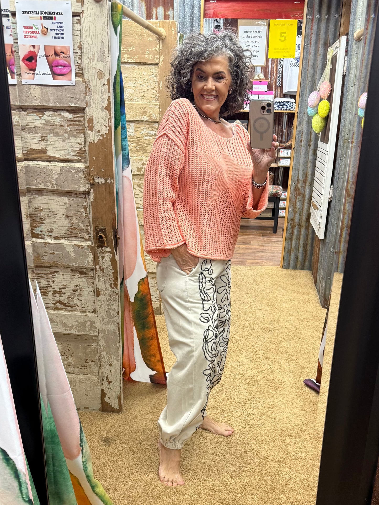 Pale Grey Pants