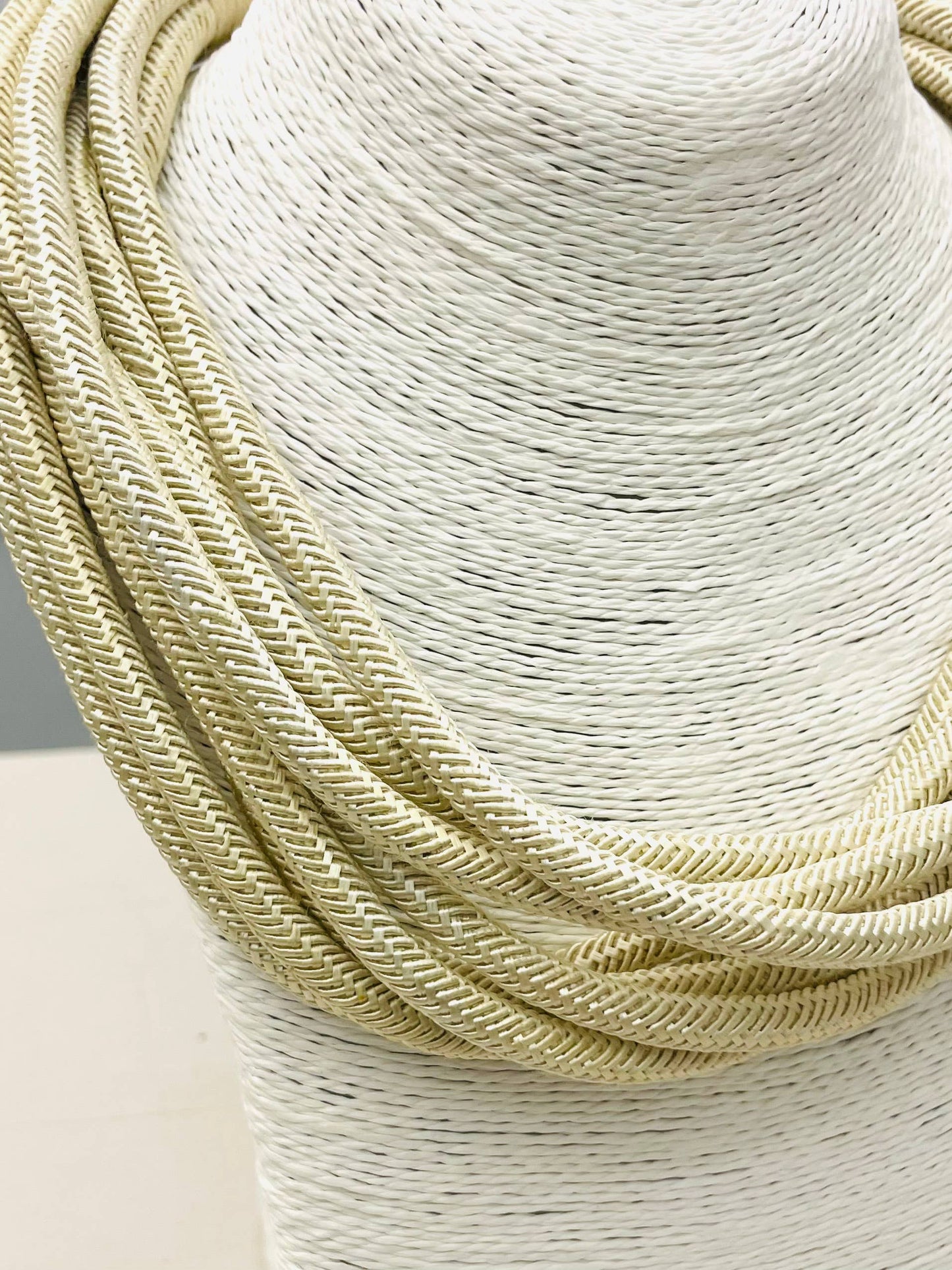 "Original" Slub 8-Strand Necklace (ecru)