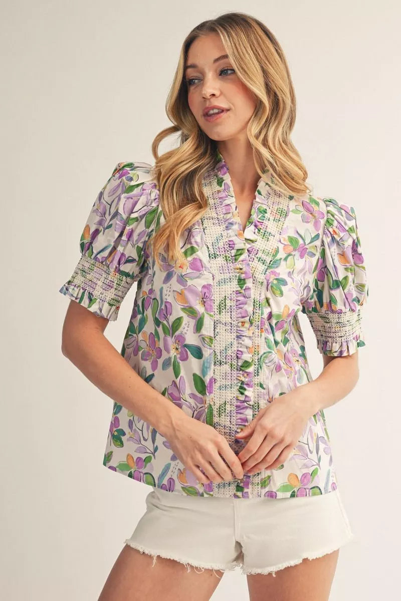 Lavender Blouse