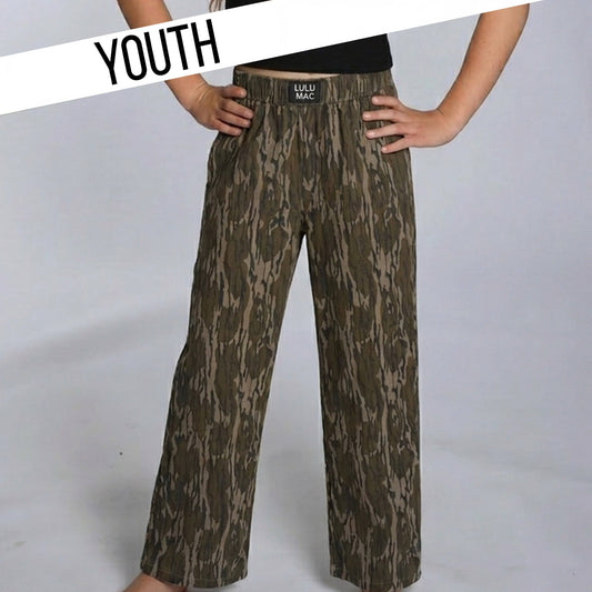 Lulu Mac KD-PA-1005 YOUTH MOSSY OAK BOTTOMLAND PANT