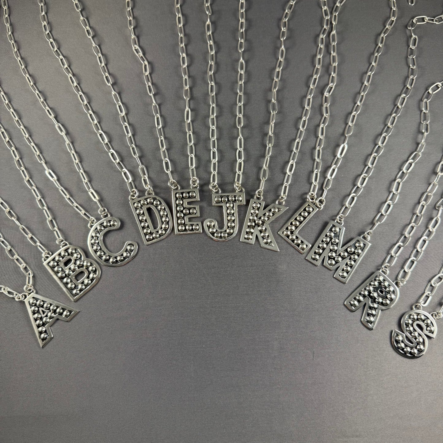 PREORDER BOHO SOL BALL INITIAL NECKLACE