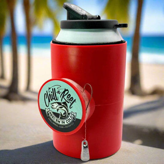 Original Chill-N-Reel: Red / Spill Guard Included