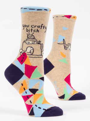 BlueQ Women's Crew Socks