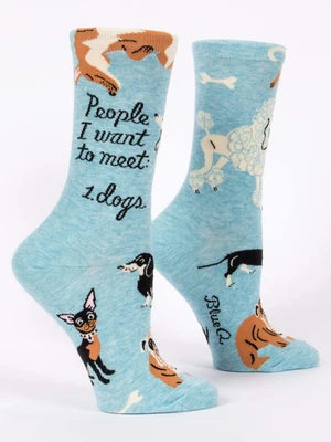 BlueQ Women's Crew Socks