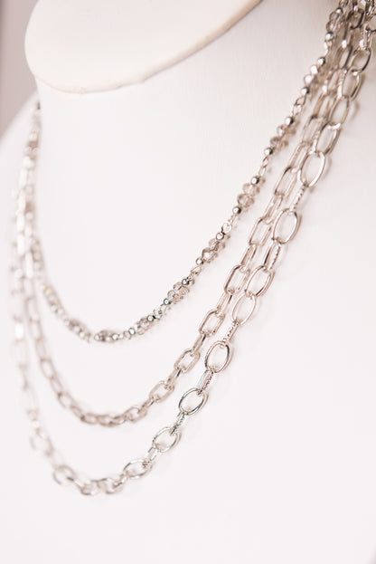 Cybil Necklace in Silver