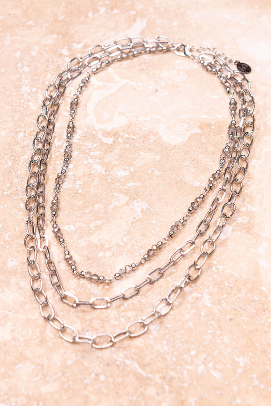 Cybil Necklace in Silver