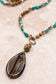 Debbie Necklace Turquoise/Brown