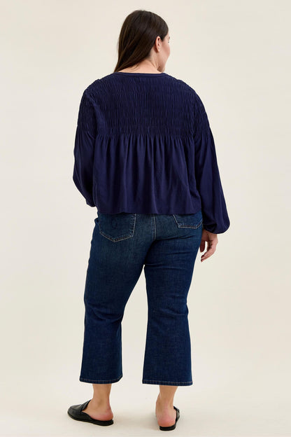 Judy Blue HW T.C. Amy Kick Flare DK Rustic Indigo Jeans 881170