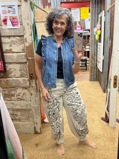 Pale Grey Pants