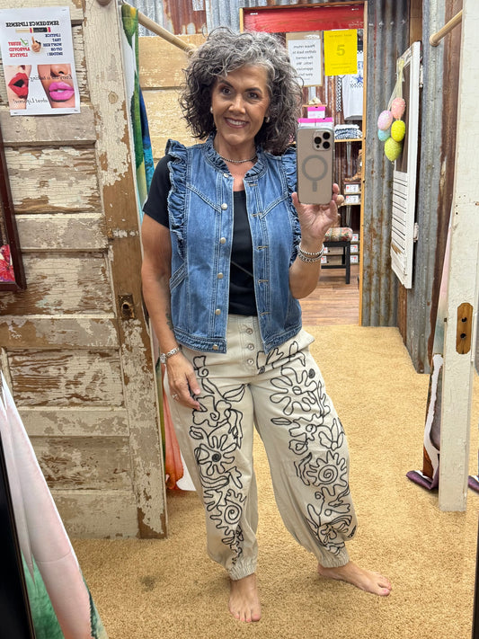 Pale Grey Pants
