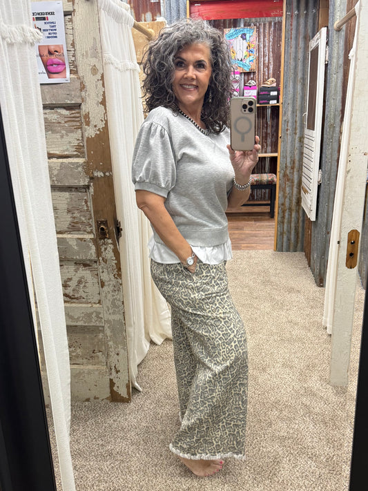 Leopard Print Pant