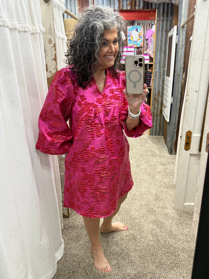 Hot Pink Celebration Party Dress