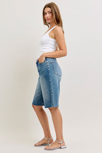 Judy Blue HW Rigid Magic Jort 150370