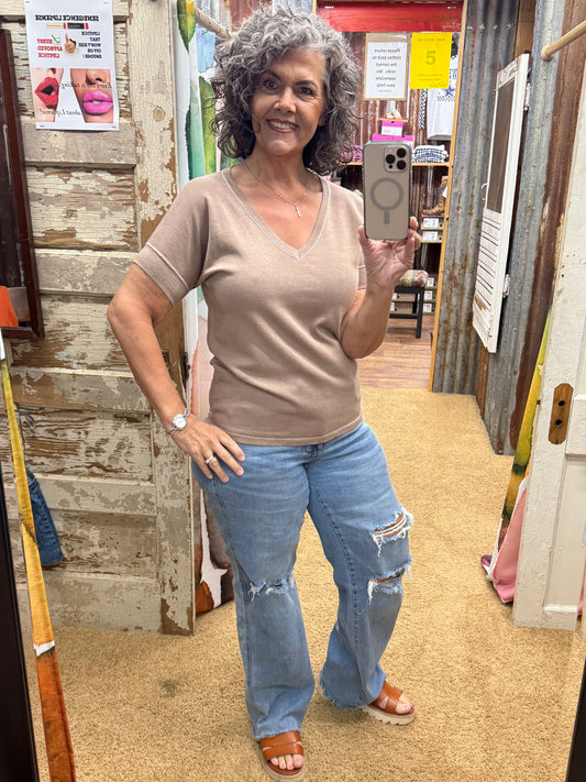 Mocha Summer Sweater
