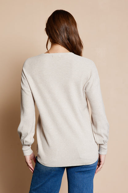 Thermal Soft Knit Pullover Sweater Top