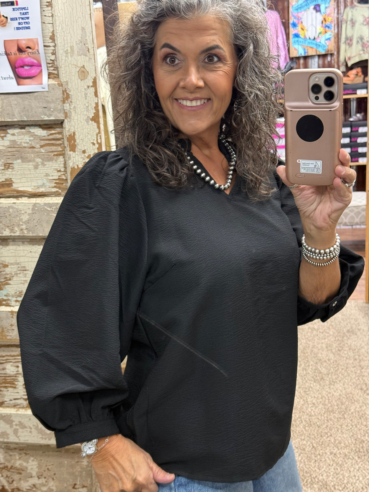 Jodifl Black Blouse