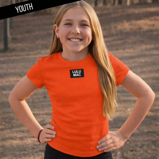 Orange Lulu Mac Tee - YOUTH