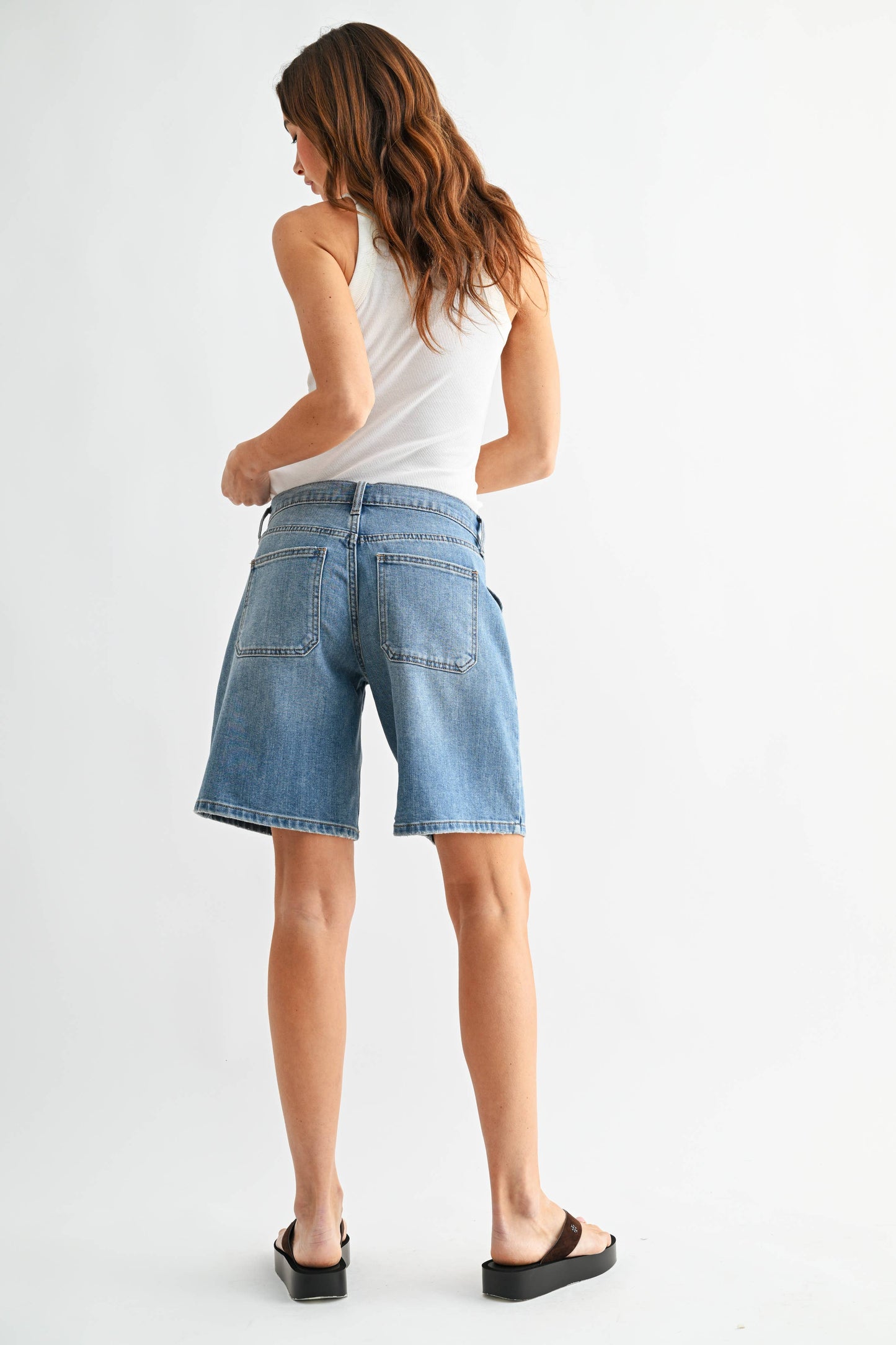Denim Baggy Jort