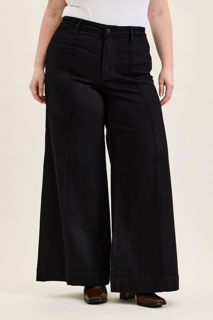 Judy Blue HW LIZA Black Palazzo Jeans 881243