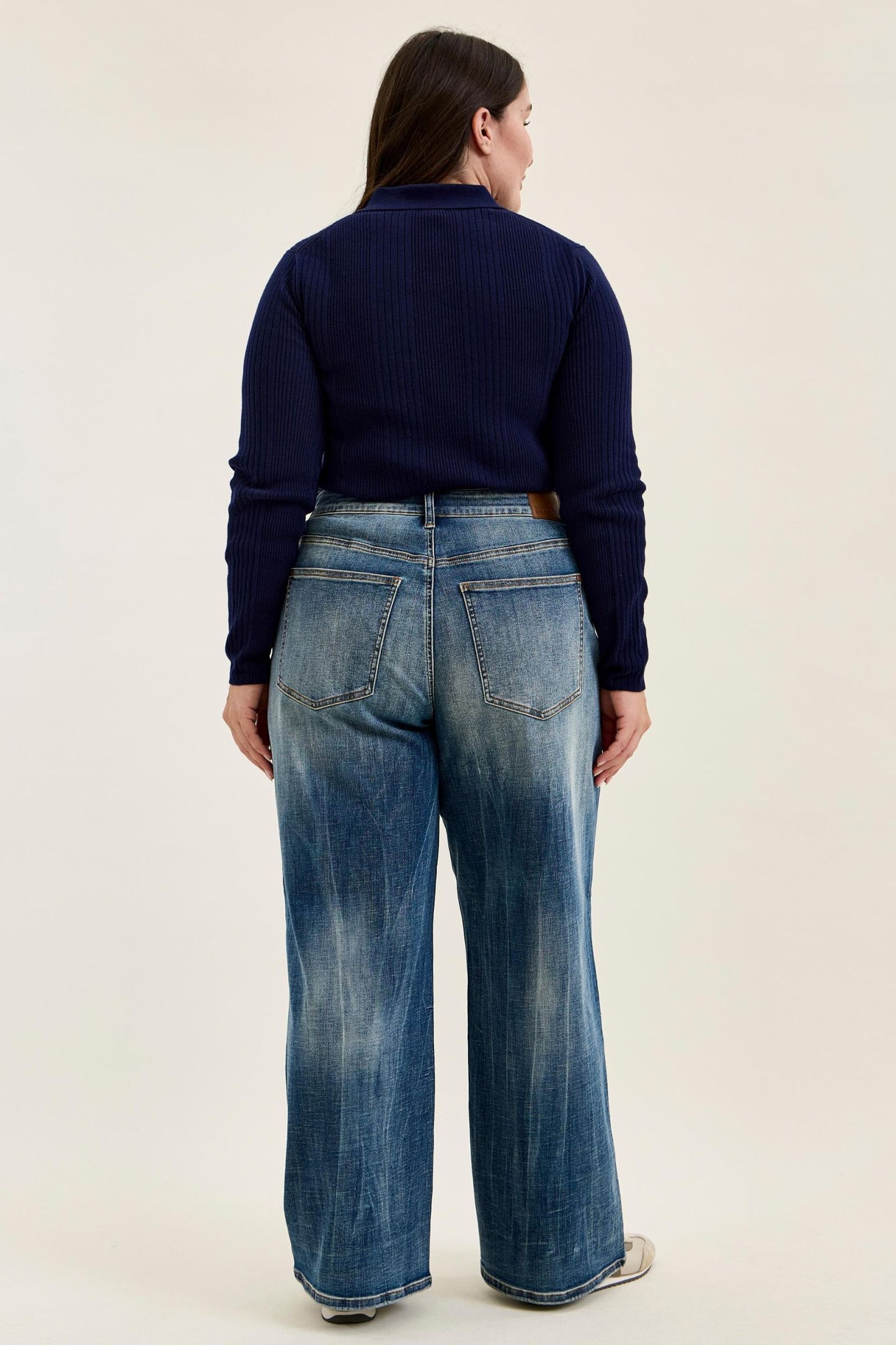Judy Blue HW WILHELMINA Baggy MD Vintage Blast Jeans 881157