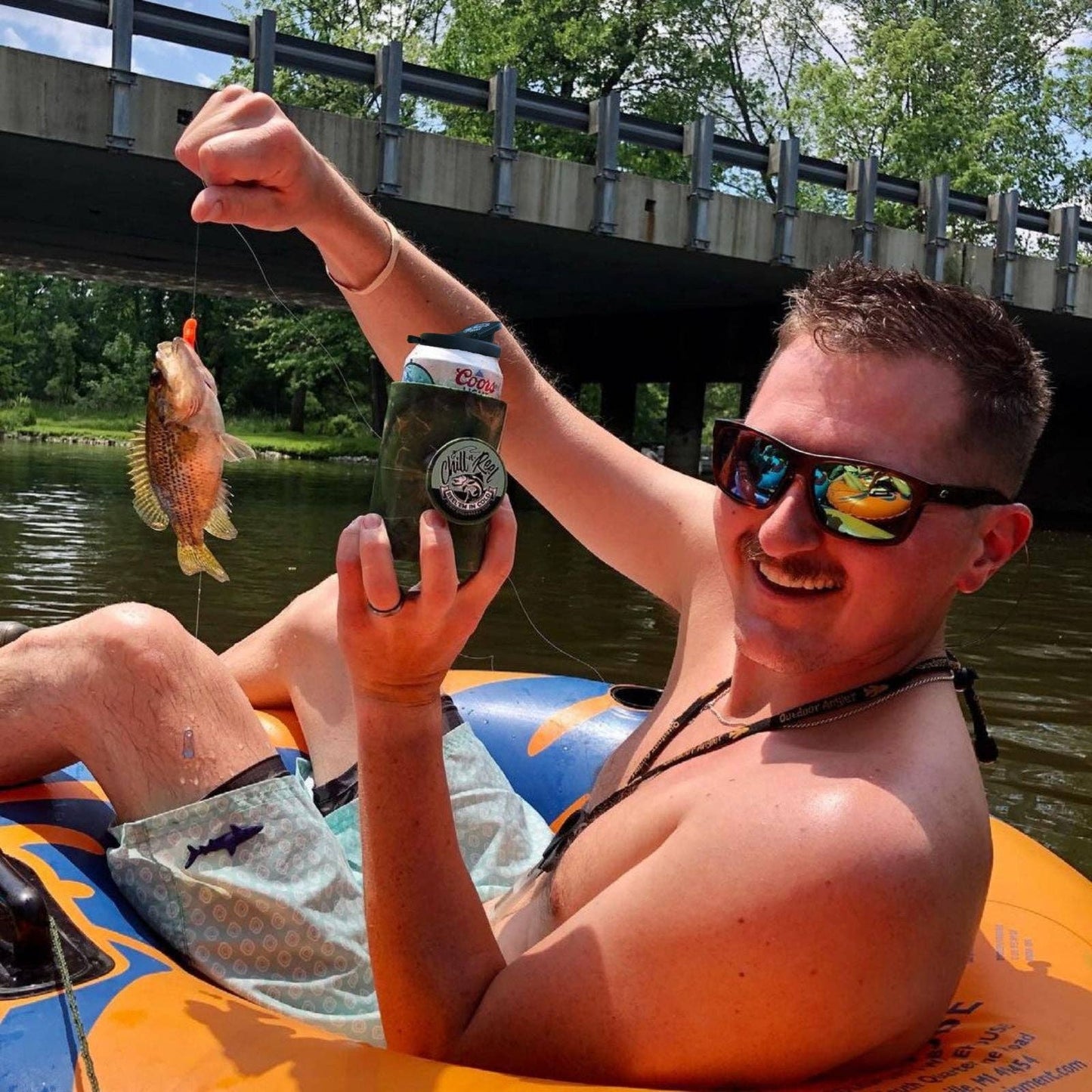 Original Chill-N-Reel: Pink / Spill Guard Included