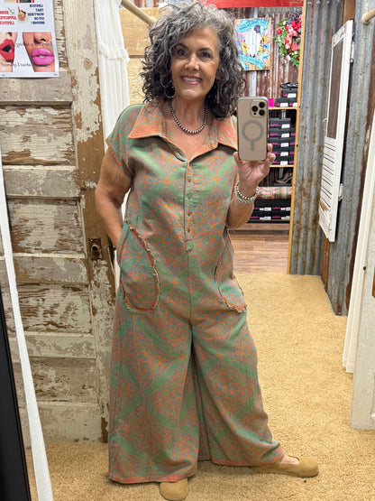 Reversible Baggy Jumpsuit