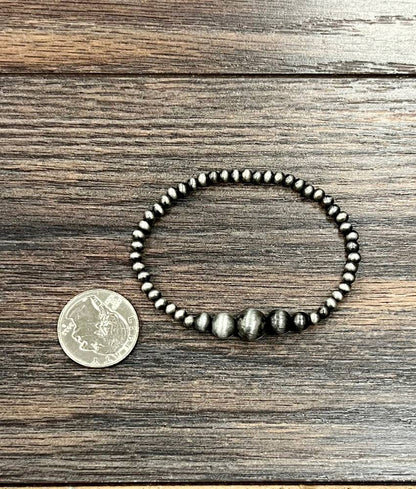 Handmade Navajo Bead Stretch Bracelet