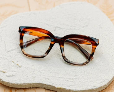 Cleo Brown Ombre Horn Readers by Peepers