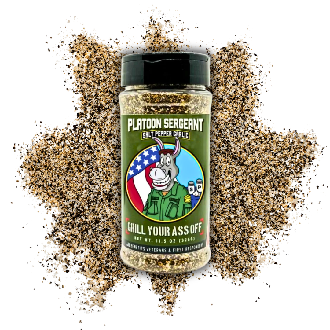 Platoon Sergeant Seasoning - Salt, Pepper, & Garlic