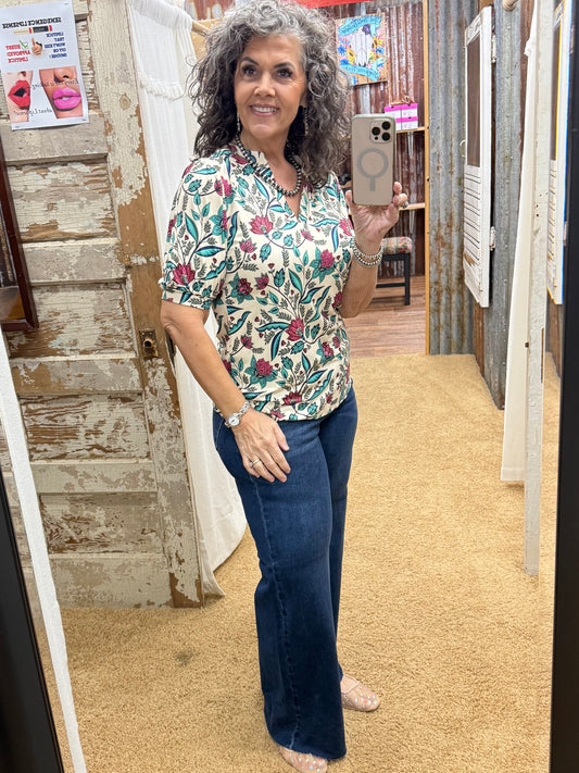 Floral Breeze Top