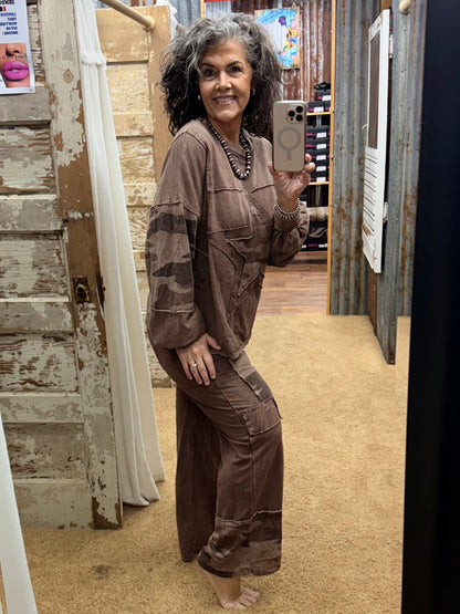 The Chocolate Camo Lounge Set