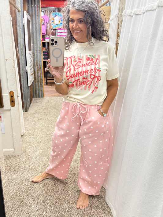 SWEEET SUMMER TIME CHERRIES TEE