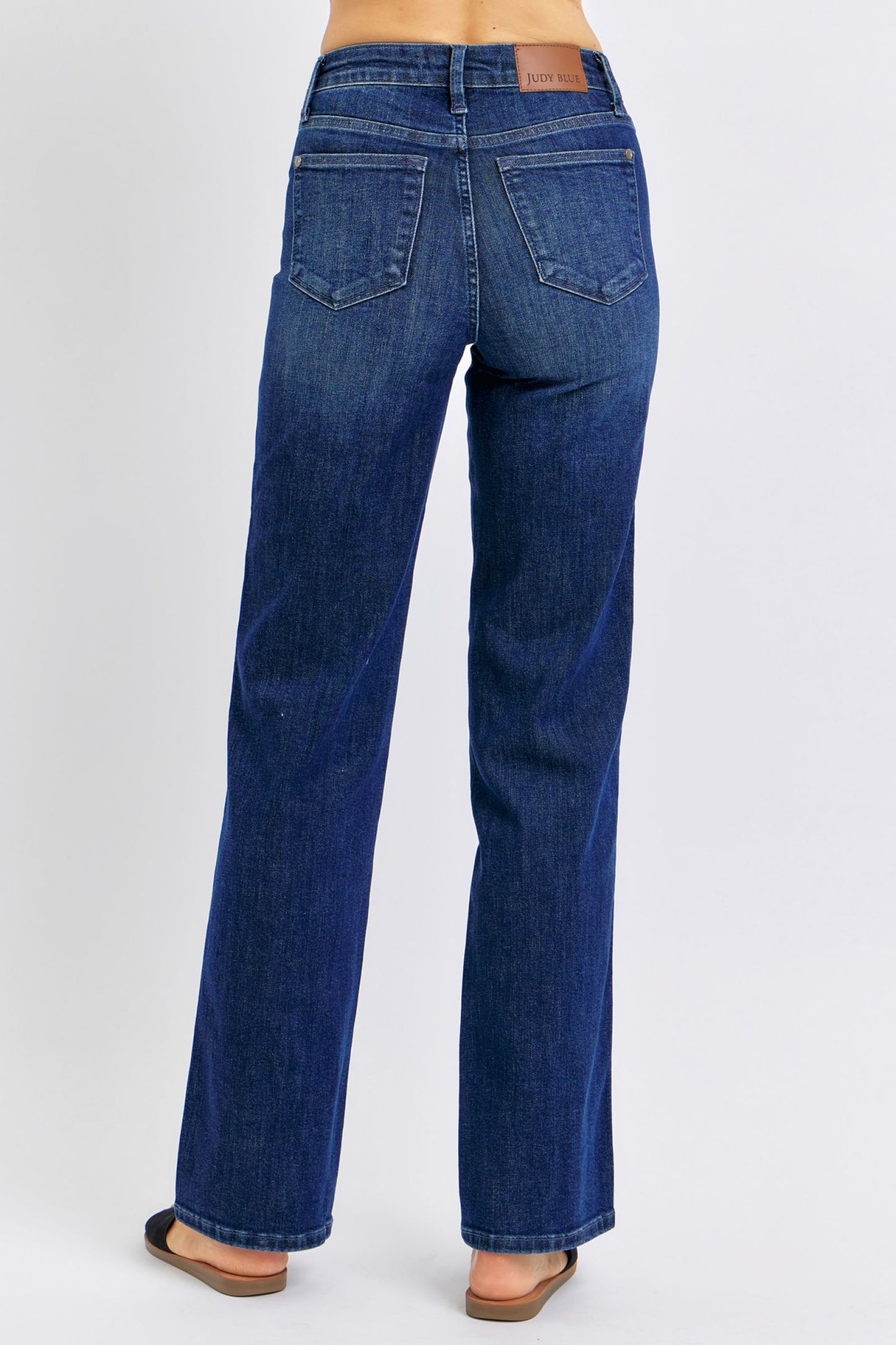 Judy Blue Mid Rise "TUMMY CONTROL" Classic Straight Leg Jean 88861