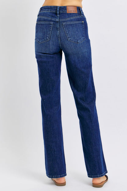 Judy Blue Mid Rise "TUMMY CONTROL" Classic Straight Leg Jean 88861