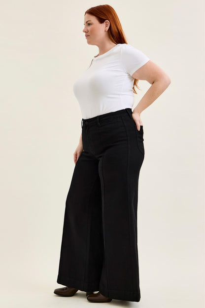 Judy Blue HW LIZA Black Palazzo Jeans 881243