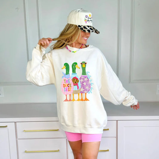 Poppy & Pine Lucky To Be Ducky Sweatshirt