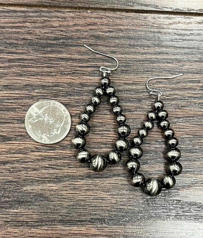 Handmade Polish Navajo Bead Earrings