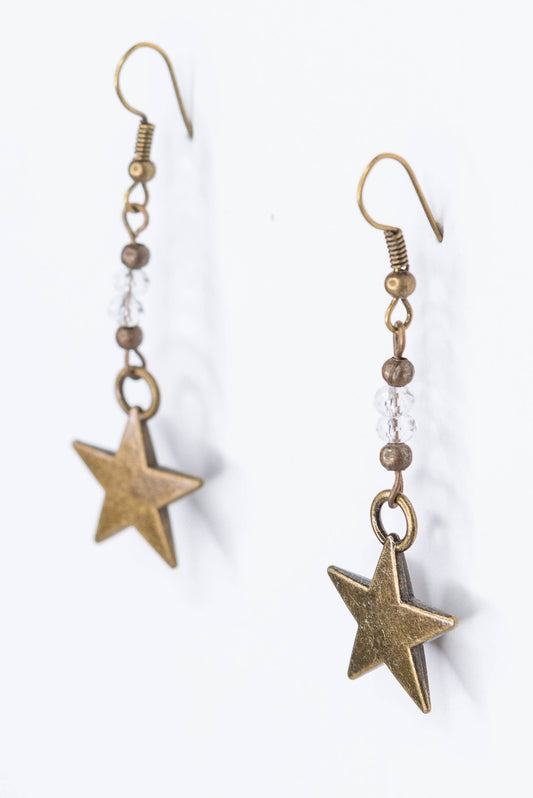 Macey Star Necklace and Earrings Set
