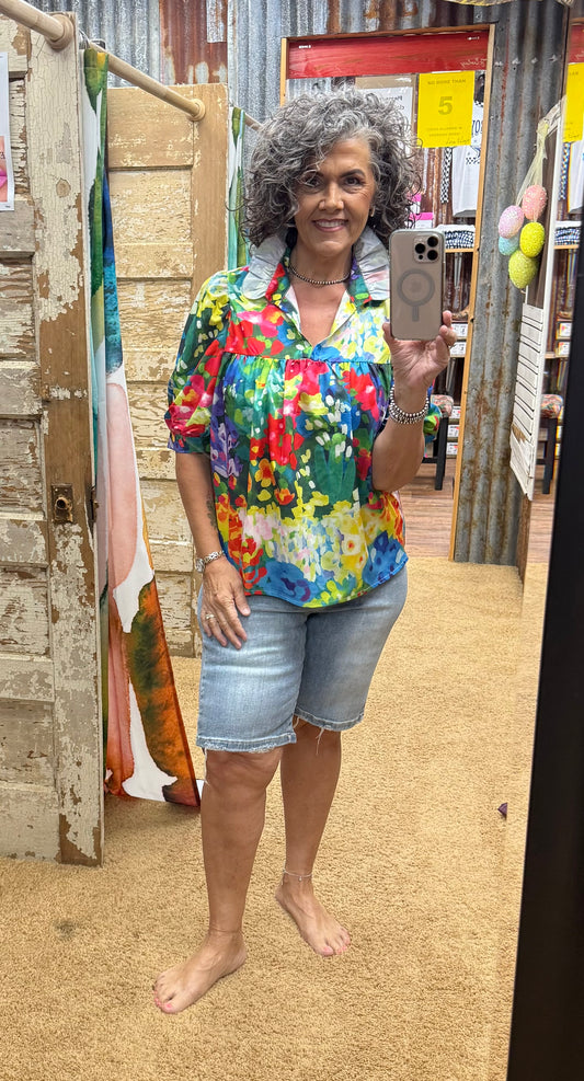 Floral Print Blouse