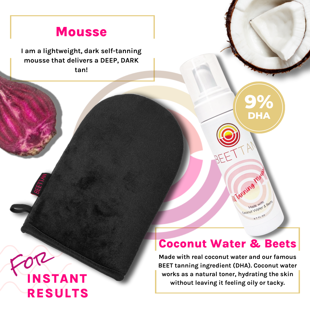 BEETTAN Self Tanning Mousse With Mitt