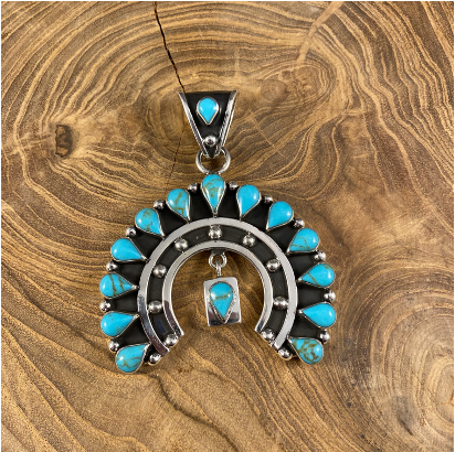 BOHO SOL Turquoise NAJA Pendant T202