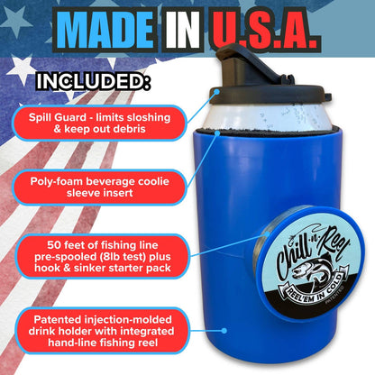 Original Chill-N-Reel: Black / Spill Guard Included