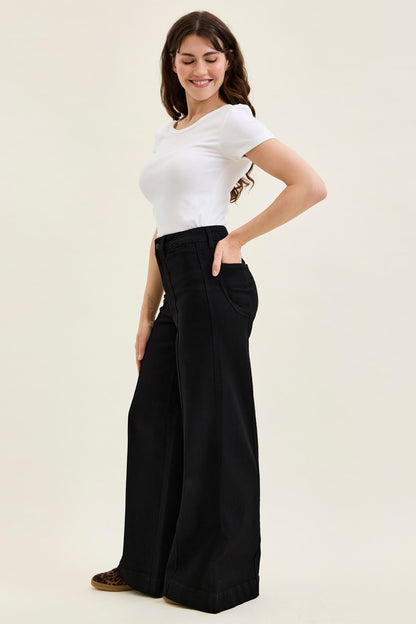 Judy Blue HW LIZA Black Palazzo Jeans 881243