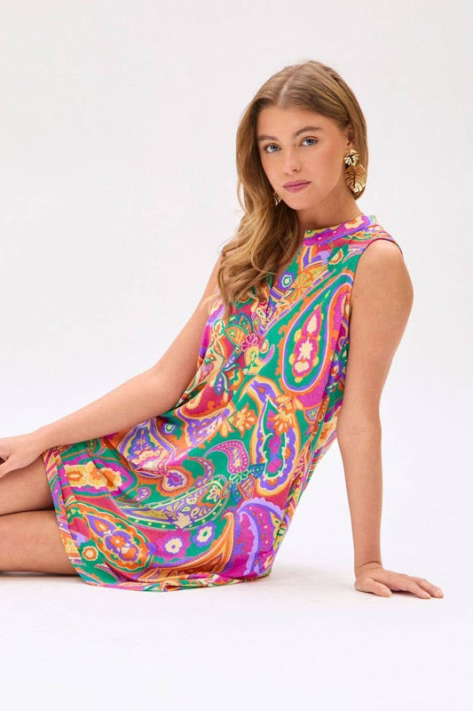 Mandarin Collar Dress