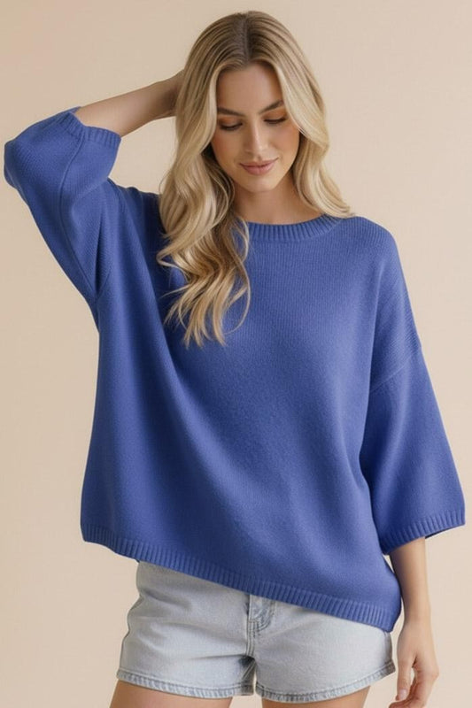 Cobalt Summer Sweater